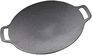 SUPVOX Griddle Pan Outdoor Pizza Tray BBQ Accessories Disc Cooker Grill Pan for Camping Household