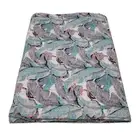 Cotton Quilt Indian Bedspread Kantha Blanket Hippie Coverlet King leafy Bedsheet
