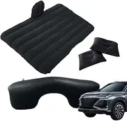 Car Air Mattress, Thickened Double-Sided Flocking, Travel Bed, Versatile Mattress, Portable Camping Mattress, Comfortable Rear Seat, 2 Pillows, 1 Piece