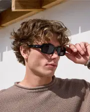 [Ritual Vision] Ritual Vision Men's Interceptor Polarised Sunglasses in Black One Size Black