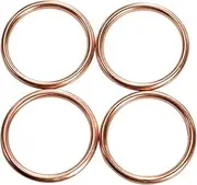 Motorcycle Cylinder Head Crankcase Engine Cover Gasket Kits Set For CBR600RR 2003-2006(4pcExhaustPipeGaks)
