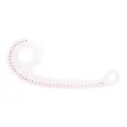 Styling Sewing French Curve Ruler, 31.5x11cm Clear Sewing Pattern Making Ruler