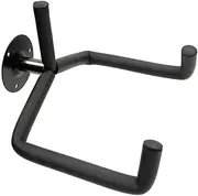 BESTonZON 1pc Guitar Wall Mount Wall Rack Metal Display Stand for Guitars Basses Violins Mandolins Ukeleles Black