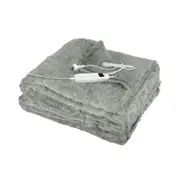 Electric Throw Blanket Heated Timer Bedding Washable Warm Winter Plush GY