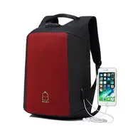 15.6 Inch Laptop Backpack Bag Travel Bag Student Bag With External USB Charging Port 29 BLUE