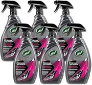 Turtle Wax 53413-6PK Hybrid Solutions Ceramic 3-in-1 Detailer, Waterless Wash and Ceramic Wax Detailing Spray, Cleans Shines and Protects Paint Glass and Wheels, Repels Water, 32 oz. (Pack of 6)