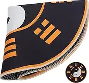 KALLORY Tai Chi Pattern Non Skid Office Desk Chair Mat Floor Carpet Pad for Bedroom and Office Stylish Protection Against Damage and Wear