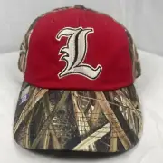 NCAA Louisville Mossy Oak Official Licensed Collegiate Adjustable Hat. (C5)