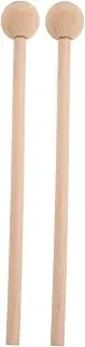 Abaodam 2pcs Mallets for Rhythm Percussion Sticks for Xylophone Glockenspiel Sturdy Wood Drum Sticks for Musical Exploration Creativity