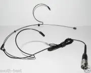Black Color Head Headset Microphone For Audio Technica Wireless Mic System AT4