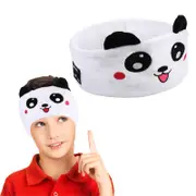 Kids Wireless 5.0 Bluetooth Sleep Headphone Cute Animal Eye Mask Headband-White