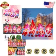 4FT Inflatable Love Gnomes with LED Lights - Perfect for Romantic Celebrations