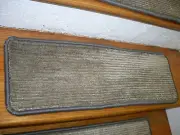 13 Step 9''x 27'' + Landing Tufted carpet Wool Woven Stair Treads Choose Size.