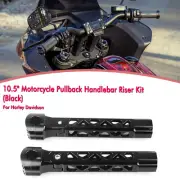 6.5" Pullback Handlebar Riser Kit For Harley Davidson Dyna Softail Black