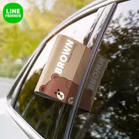 在飛比找momo購物網優惠-【LINE FRIENDS】汽車水洗標籤裝飾貼紙 車門尾門標