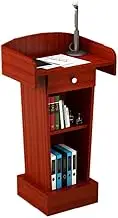 Lectern Podium Stand, Lectern Podium Stand,Standing Lectern Wooden Podium Computer Presentation Podium Church Lecture Stand,Brown