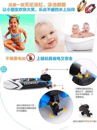 在飛比找Yahoo!奇摩拍賣優惠-溜溜兒童洗澡浴缸玩具船創意充氣發條戲水快艇沐浴上鏈船夏天玩水