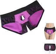 [hxfivver] Strap On Harness Underwear, Strap on Harnesses Panties Strapon Strapless Belt for Men Women