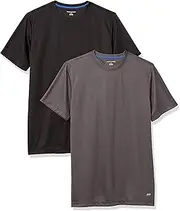 [Amazon Essentials] Men's Active Performance Tech T-Shirt (Available in Big & Tall), Pack of 2