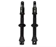 WTB TCS Max-Flow Presta Tubeless Valves - 44mm, Black, Pair