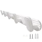 Coat Rack Wall Mount Coat Hooks Coat HangerWall Mounted Coat Rack with 5 Hook...