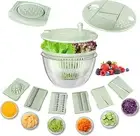 Salad Spinner Large Vegetables Fruits Wash Bowl Lettuce Spinner Pasta and Fries