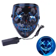 Neon Stitches LED Costume Mask
