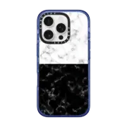 iPhone 16 Pro Impact Case MagSafe Compatible Black or White Marble