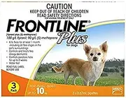 FRONTLINE PLUS DOG 0-10KG SMALL 3'S ORANGE