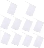 WOFASHPURET 10Pcs Multi Purpose Foaming Mesh Soap Bag Soft Texture for Body Face Cleansing Durable Handmade Soap Net for Shower Color