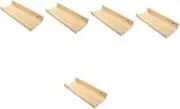 STOBAZA 5pcs Wall-Mounted Shelf Unit for Kitchen Over Washing Machine Storage Rack