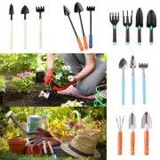 1Set 3/4Pcs Gardening Hand Tool Spade Shovel Rake Harrow Yard Flower Planting