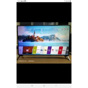 二手中古樂金LG 49吋 4k 電視，可聯網，型號49UJ656T，保固3個月，請詢問大戶藥師