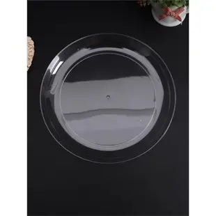 一次性盤子硬質水晶碟零食碟透明塑料骨碟子加厚航空餐盤果盤家用