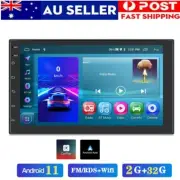 2+32G 7"Android 11 Double 2DIN Car Stereo Radio GPS Navi Head Unit WiFi CarPlay