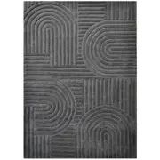 Contemporary Handwoven Wool Rug-Unity 6230-Smoke