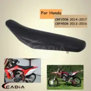 For Honda CRF250R 2014-2017 CRF450R 2013-2016 Seat Cushion Pad Plain Seat Cover