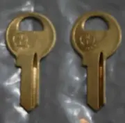 3201-3450 2-Replacement Keys For Master #1 Padlock Lock No.3 & 7 Cut To Key Code