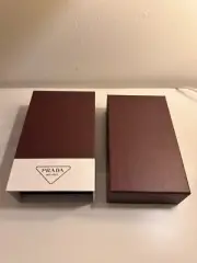 PRADA Burgundy empty box