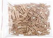 Mini Wooden Pegs. 150pc. Mini pegs for DIY Decorations, Cocktail pegs, wooden clothes pegs, Tiny pegs for ART, Kids play mini pegs.