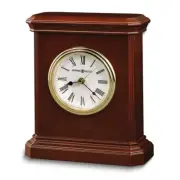 Howard Miller Carriage Cherry Finish Quartz Clock