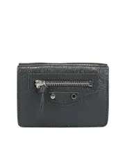Balenciaga Classic Mini Dark Grey Leather Wallet