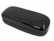 NEW Carmen Marc Valvo Black Hard Clamshell Eyeglasses Case With Spring Closure