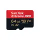 SanDisk Extreme Pro Micro SD 64G V30 U3 A2 記憶卡-RM497