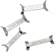 [The Tile Sticker Company] Ring Resizer adjuster metal, Makes Rings Smaller,loose rings Silver or rolled gold, pack of 4 assorted sizes