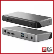ALOGIC MX2 USB-C Dual Display DP Alt. Mode Docking Station - With 65W Power D...