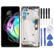 Original Lcd Screen for Motorola Moto Edge 20 Digitizer Full Assembly with Frame