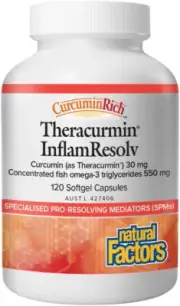 Theracurmin InflamResolv 120 Caps Natural Factors