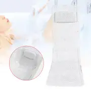 Full Body Bath Pillow Mat Spa Bathtub Pillow Neck Support Cushion Comfort Back