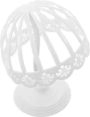 Toddmomy Tabletop Hat Shelf Plastic Hat Holder for Baseball Caps Hat Stand Organizing Rack